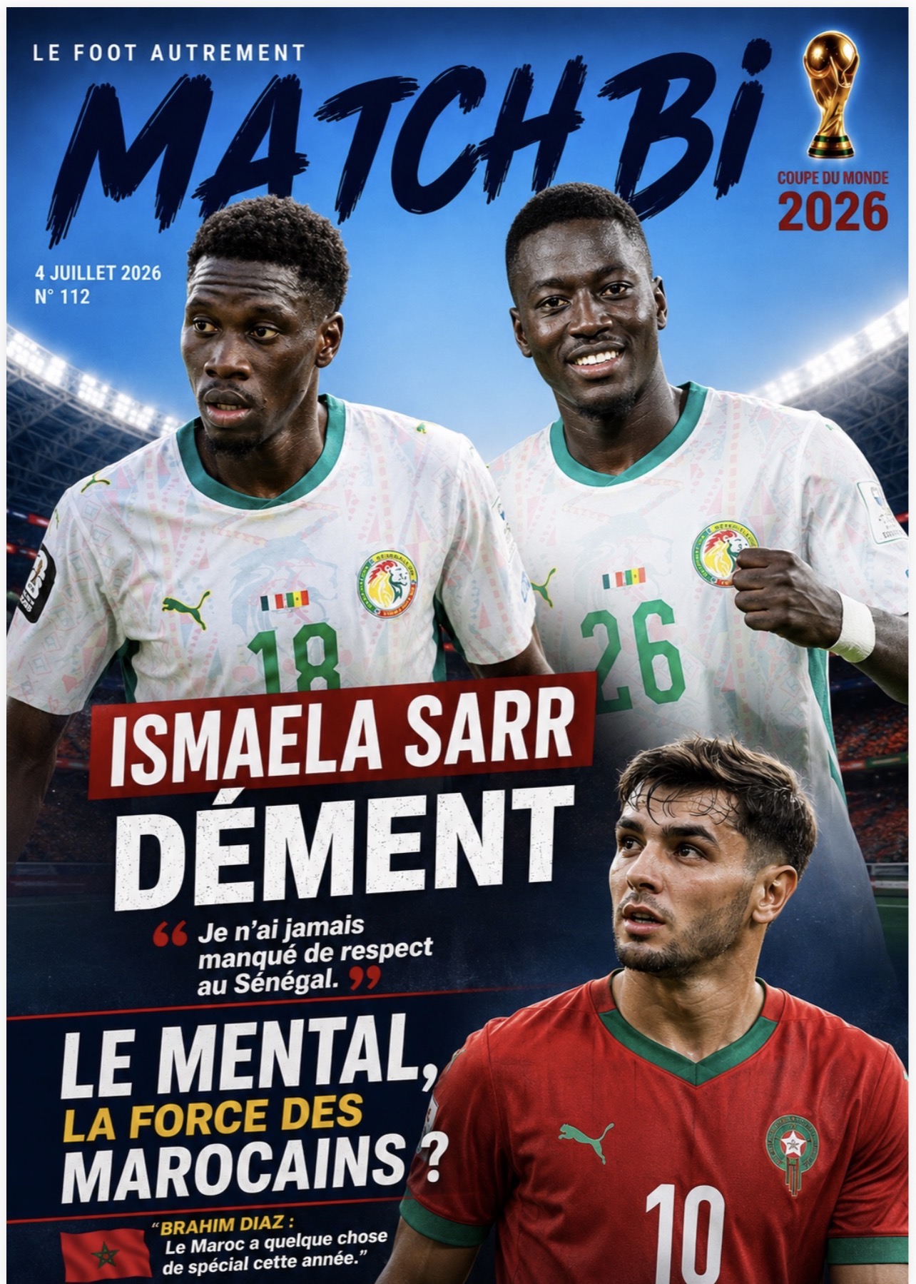 Ismaela Sarr dément "je n'ai jamais manqué de respect au Sénégal"