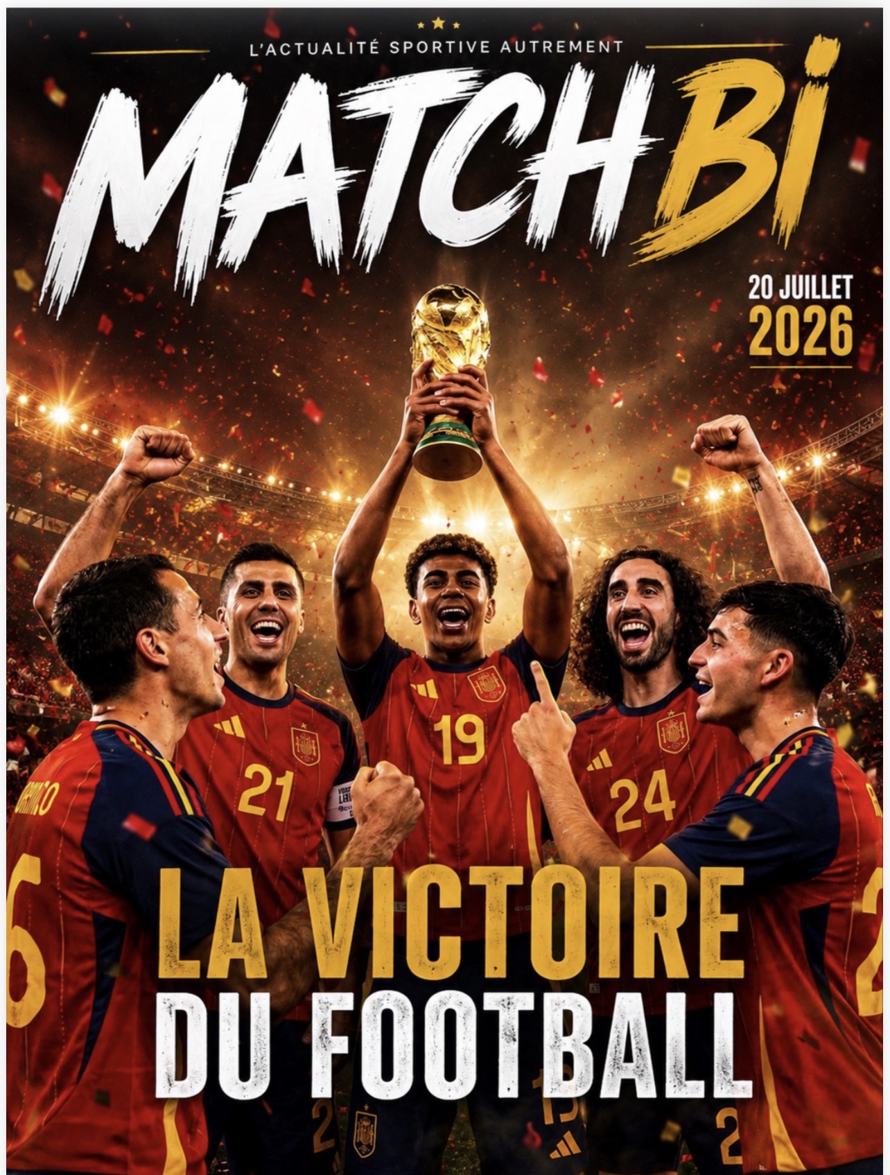 La victoire du football