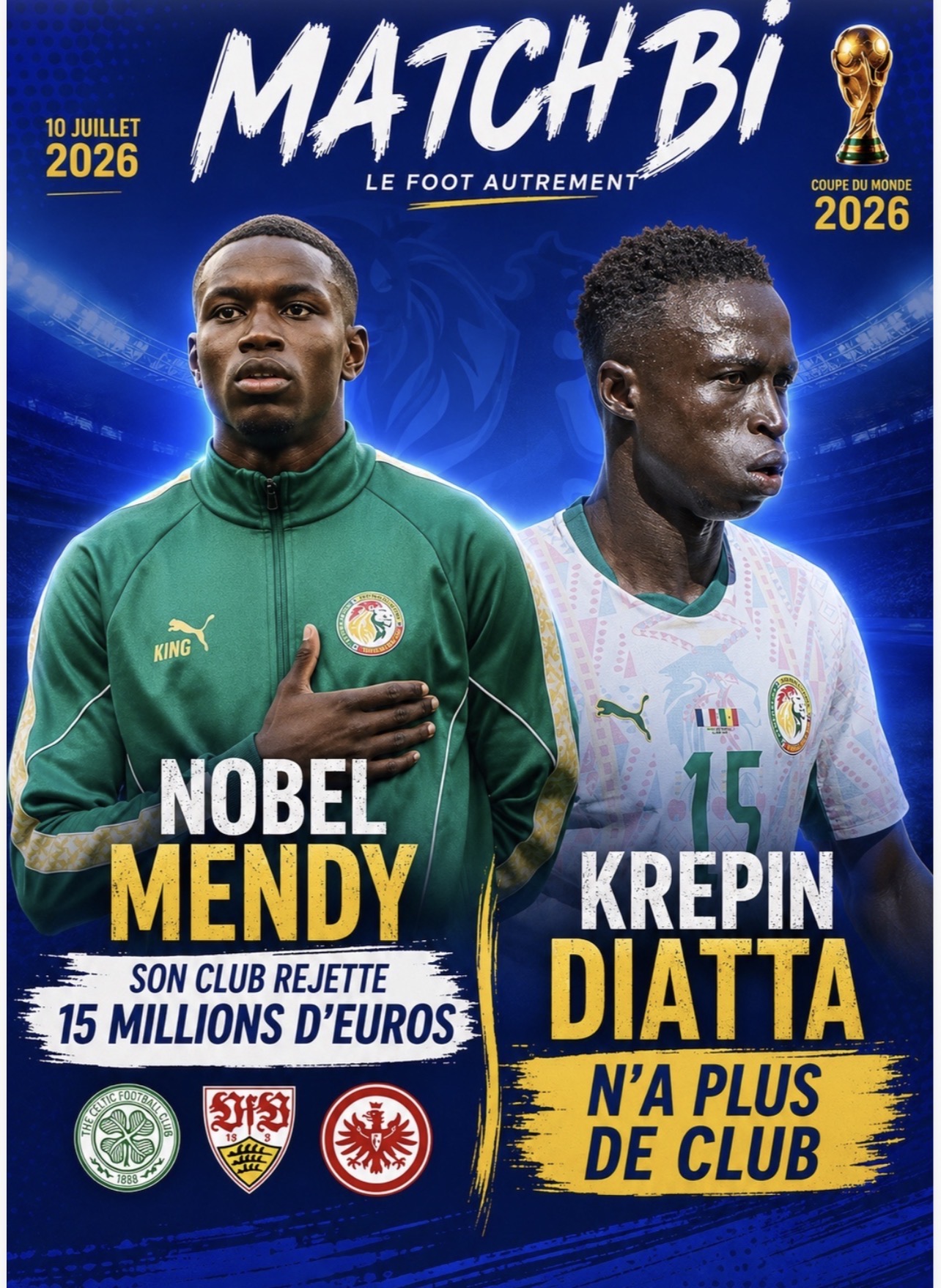 Krepin Diatta n’a plus de club