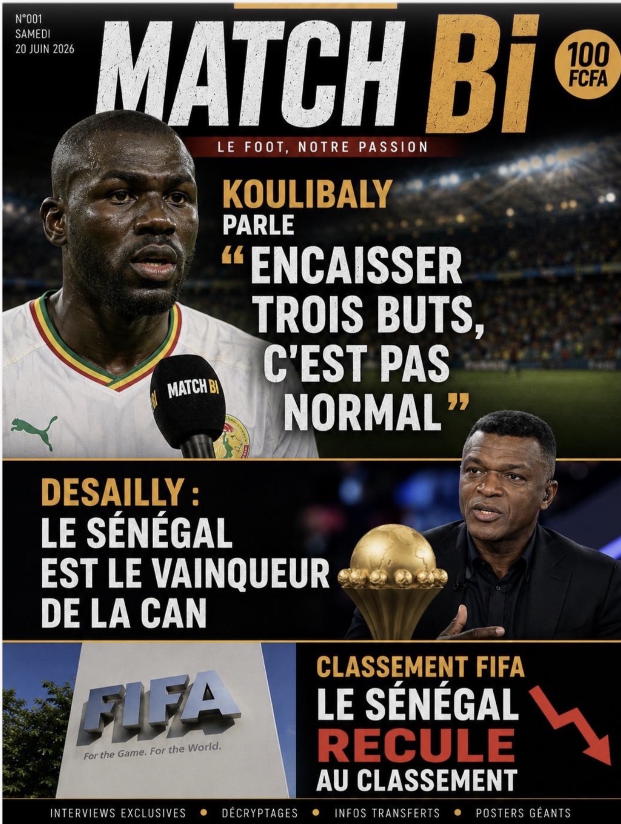 KOULIBALY parle "Encaisser trois buts, c'est pas normal"