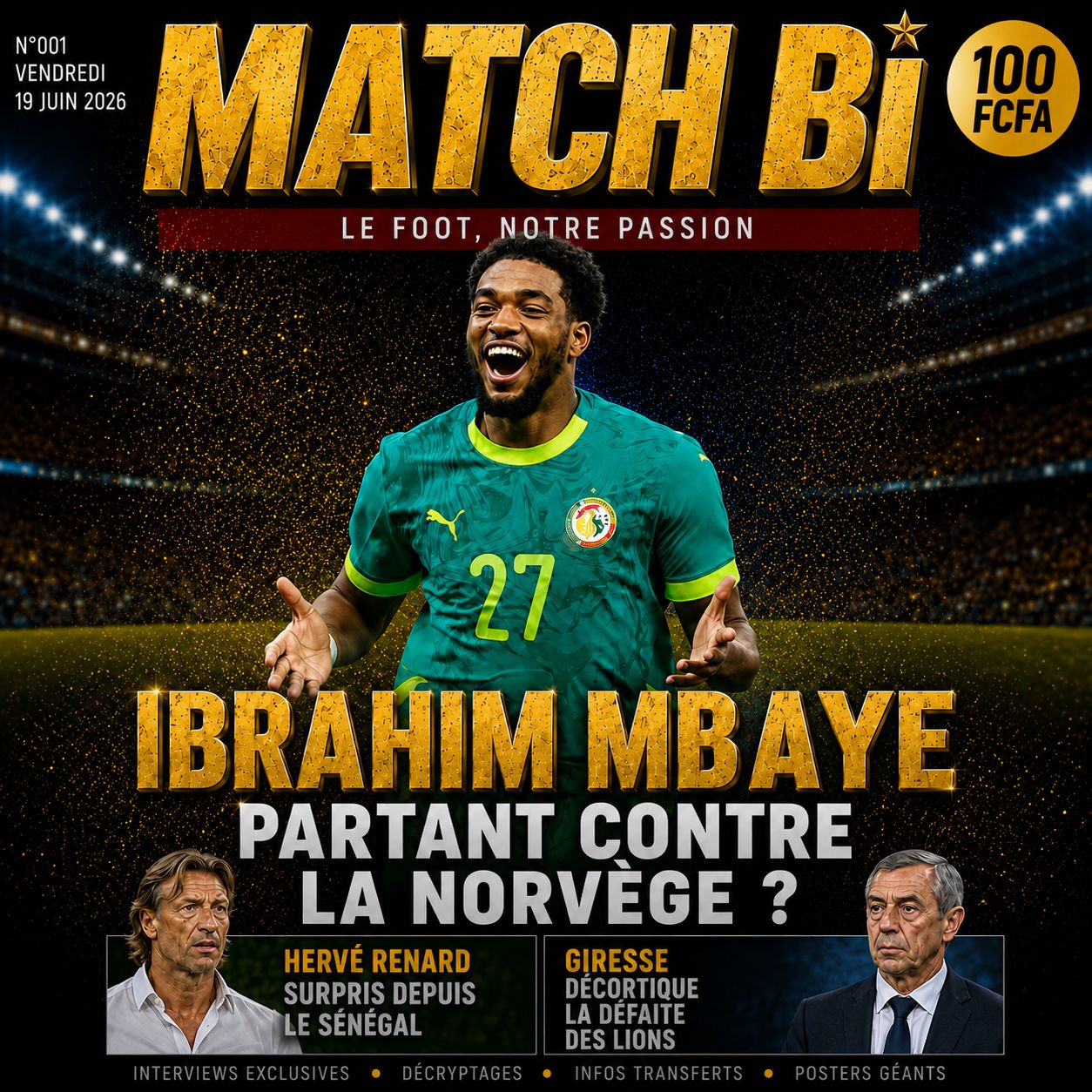 Ibrahima Mbaye titulaire contre la Norvège ?