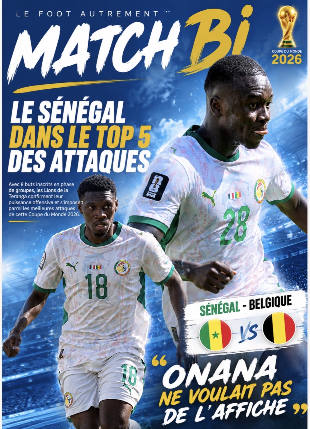 Le Sénégal dans le top 5 des attaques