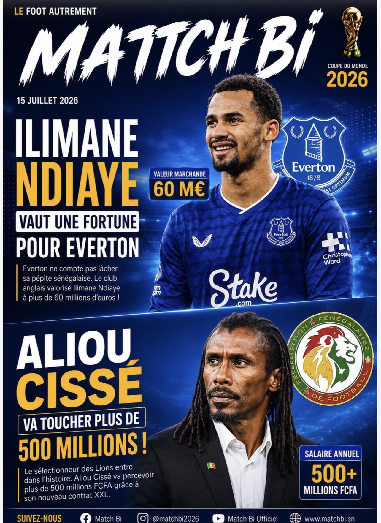 Ilimane Ndiaye vaut une fortune pour Everton