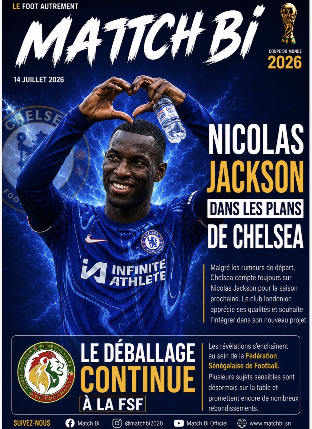 Nicolas Jackson dans les plans de Chelsea
